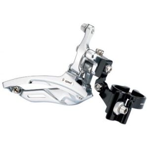 Крепление переднего переключателя, регулируемый угол, алюминий CNC, D:31,8