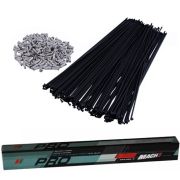 Спицы MACH1 PRO тройное сечение 2.0/1.8/2.0 с ниппелем длина 262 mm черный