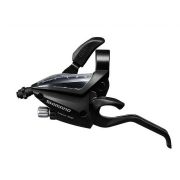 Моноблок Shimano EF500Tourney: левый 3 скорости +трос 1800мм, цвет чёрный, без упаковки
