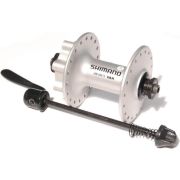 Втулка передняя Shimano M475: 32 H, 6-болтов, QR, цвет серебристый