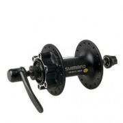 Втулка передняя Shimano M475: 36 H, 6-болтов, QR, цвет чёрный