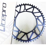Звезда передняя Litepro, 52T, CNC, пятилапка 130мм, цвет чёрный