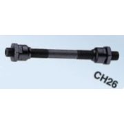 Ось передней втулки под эксцентрик с конусами и контр гайками М9X108
