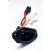 Разем питания АКБ с проводкой 3pin  папа