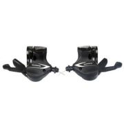 Моноблок Shimano M360 Acera: левый/правый 3x8 скоростей +трос и оплетка, цвет чёрный