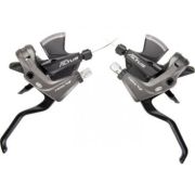 Моноблок Shimano M370 Altus: левый/правый 3x9 скоростей +трос и оплетка, цвет чёрный