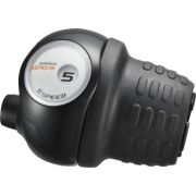 Шифтер Shimano 5S30: правый 5 скоростей revo,+трос и оплетка, цвет чёрный